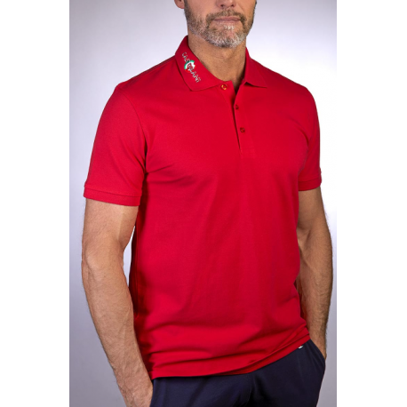 Castellani rød polo shirt